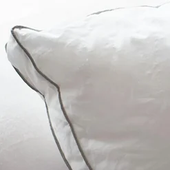 Oreiller carré ajustable (65 x 65 cm) Sensation Duvet Blanc