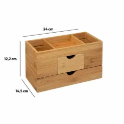 Organisateur de maquillage Natureo Bambou