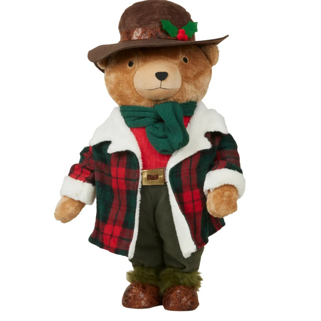 Ours de Noël décoratif (H60 cm) Noha du Canada