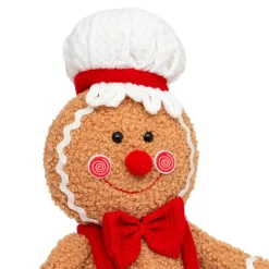 Pain d'épices assis (H43 cm) Petit cuistot Marron clair