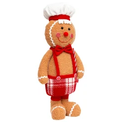 Pain d'épices debout (H49 cm) Petit cuistot Marron clair