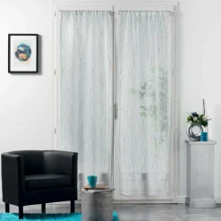 Paire de voilages passe-tringle (70 x 200 cm) Filiane Blanc