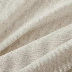 Paire de voilages passe-tringle effet lin (60 x 160 cm) Luca Beige