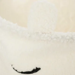 Panier à jouets (H40 cm) Bouclette Blanc