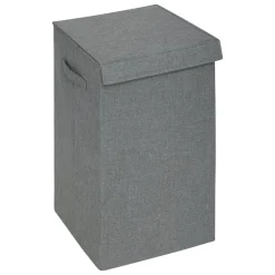 Panier à linge avec séparateur (H60 cm) Colors Gris béton