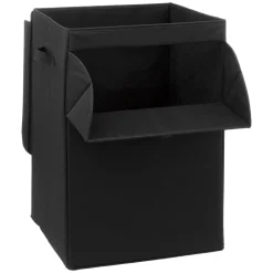 Panier à linge pliable (36 x 36 x 55 cm) Colorama Noir