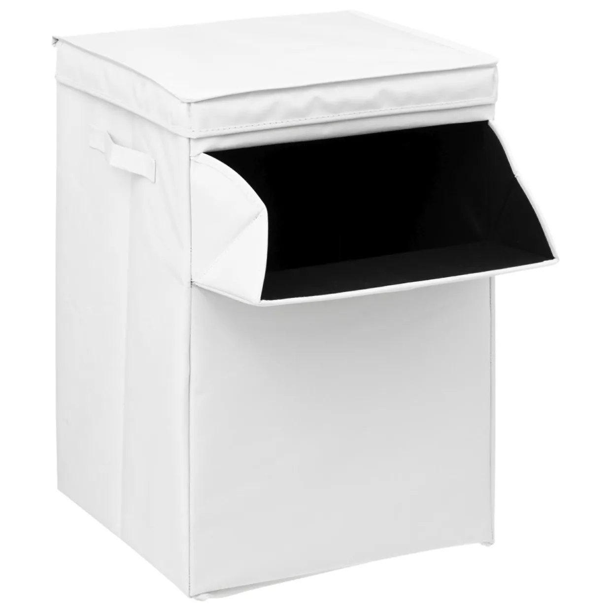 Panier à linge pliable (36 x 36 x 55 cm) Colorama Blanc