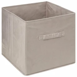 Panier de rangement (31 x 31 cm) Velours Lin