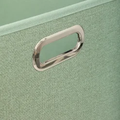 Panier de rangement (31 x 31 cm) Helena Vert sauge