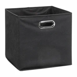 Panier de rangement (31 x 31 cm) Helena Gris anthracite