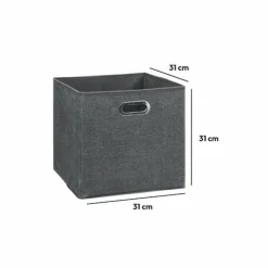 Panier de rangement (31 x 31 cm) Helena Gris
