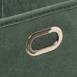 Panier de rangement (15 x 31 cm) Helena Vert kaki