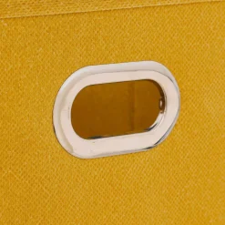 Panier de rangement (15 x 31 cm) Helena Jaune Moutarde