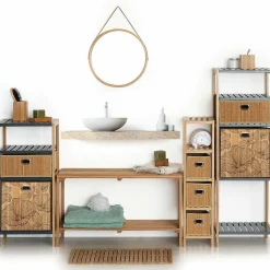 Panier de rangement (31 x 31 cm) Blackflora Bois