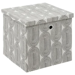Panier de rangement (31 x 31 x 31 cm) Rainbow Gris