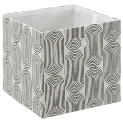 Panier de rangement (31 x 31 x 31 cm) Rainbow Gris