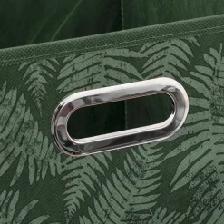 Panier de rangement (31 x 31 x 31 cm) Herbier Vert