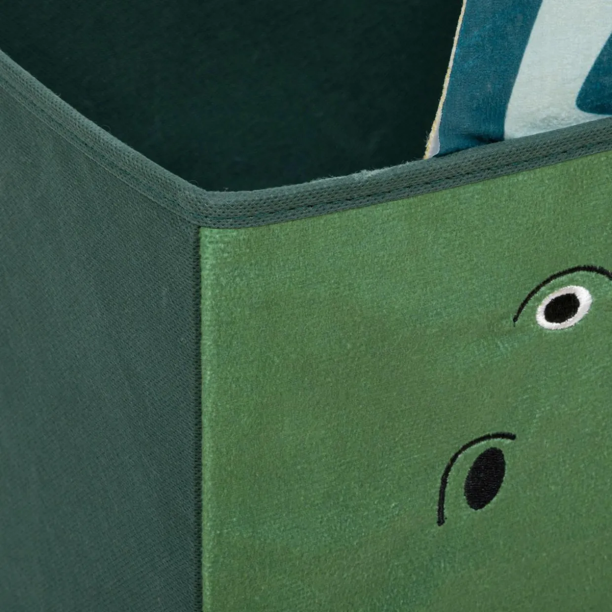 Panier de rangement enfant (29 x 29 cm) Dino Vert