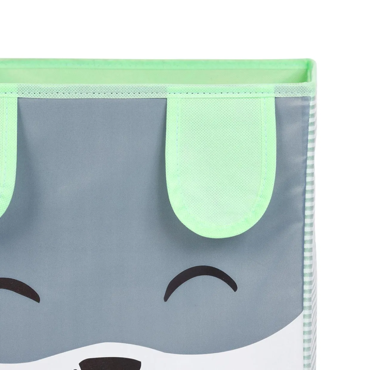 Panier de rangement enfant (29 x 29 cm) Lapin Vert