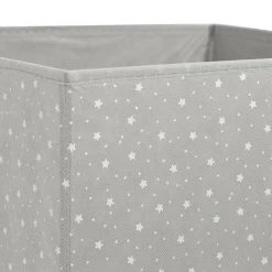 Panier de rangement Etoiles Gris