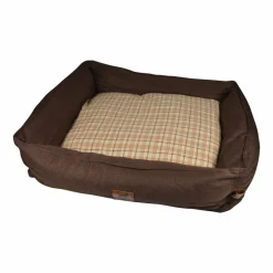 Panier rectangle pour chat et chien Héritage L75 cm Noisette
