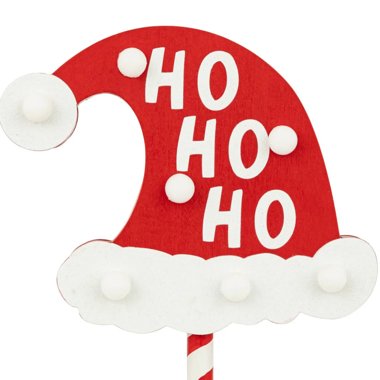 Panneau lumineux à piles (H41 cm) Ho Ho Ho Rouge