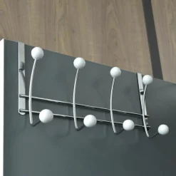 Patère à suspsendre 8 Boules Blanc