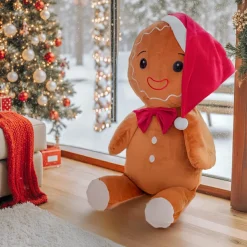 Peluche (H100 cm) Albin le Pain d'épices Marron