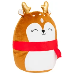 Peluche (H35 cm) Joyeux Renne de Noël