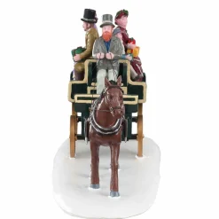 Personnage Lemax Calèche