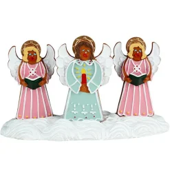 Personnages Lemax Chorale d'anges en Pain d'épices