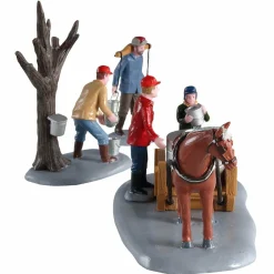 Personnages Lemax La récolte du sirop d'érable