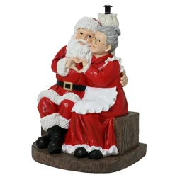 Pied de sapin géant (H97 cm) Père et Mère de Noël