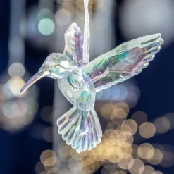 Pivert à suspendre (H10 cm) Ice Transparent irisé