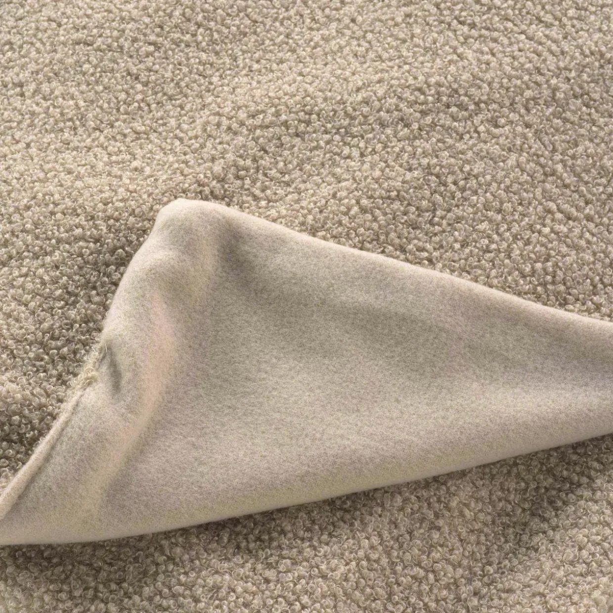 Plaid bouclette (180 x 220 cm) Wooly Beige