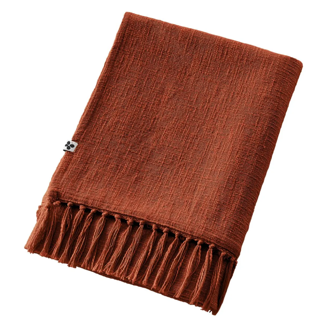 Plaid coton (130 x 160 cm) Sixtine Terracotta