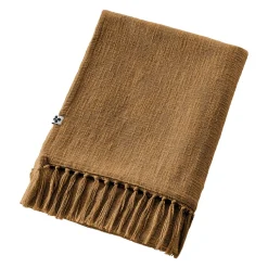 Plaid coton (130 x 160 cm) Sixtine Camel