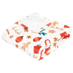 Plaid de Noël (180 x 130 cm) Délice Multicolore