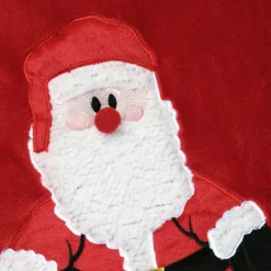 Plaid de Noël (125 x 150 cm) Edgard Père Noël Rouge