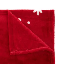 Plaid de Noël (130 x 180 cm) Merry Christmas Rouge