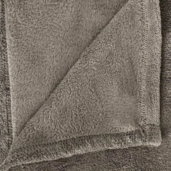 Plaid doux (150 cm) Tendresse Taupe