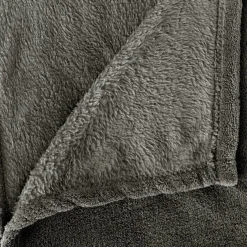 Plaid doux (150 cm) Tendresse Gris