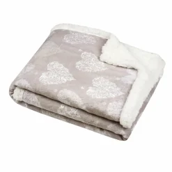 Plaid doux (130 x 160 cm) Adelaïde Beige