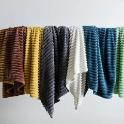 Plaid doux (125 x 150 cm) Dune Camel