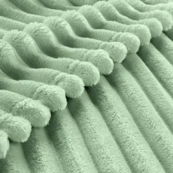 Plaid doux (125 x 150 cm) Dune Vert sauge