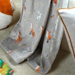 Plaid enfant doux (70 x 100 cm) Ferdinand Gris