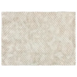 Plaid fausse fourrure (120 x 160 cm) Adriel Beige