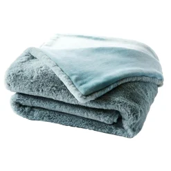 Plaid fausse fourrure (140 x 200 cm) Finn Bleu