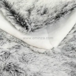 Plaid fausse fourrure (130 x 150 cm) Ours Gris