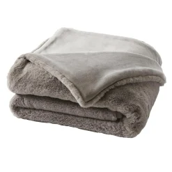 Plaid fausse fourrure (140 x 200 cm) Finn Taupe
